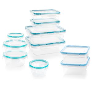 Snapware? Total Solution? 20-piece Plastic Food Storage Container Set