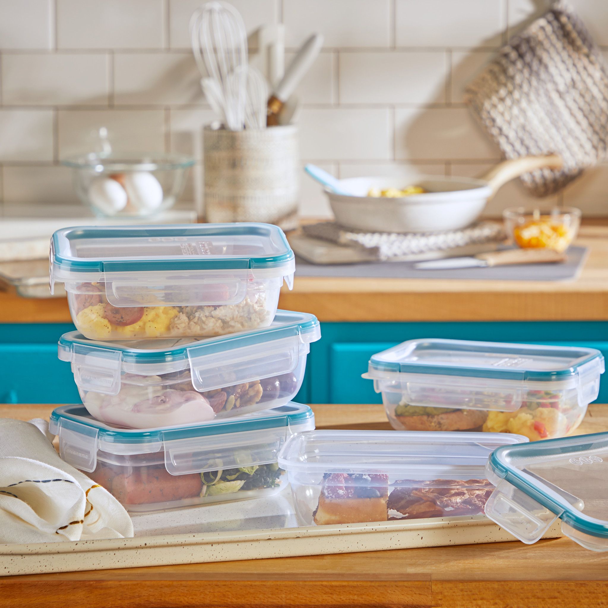 Snapware® Total Solution® 10-piece Rectangular Plastic Food Storage Set - Image 4