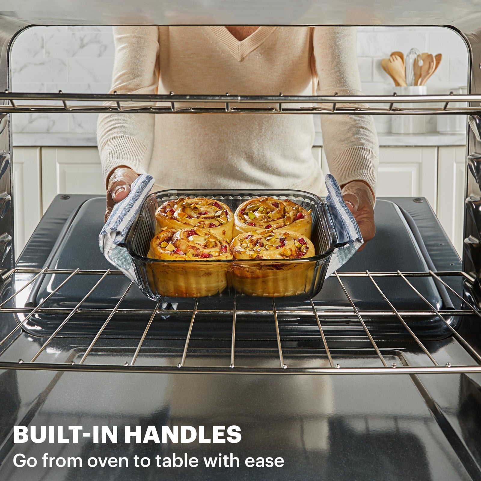 Pyrex? Sculpted Tinted Colors 8 Square Baking Dish. Smoke - Image 4