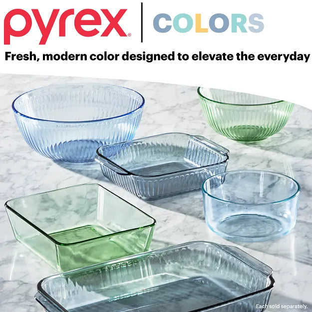 Pyrex? Colors Sculpted Tinted 4-piece Mixing Bowl Set - Image 5