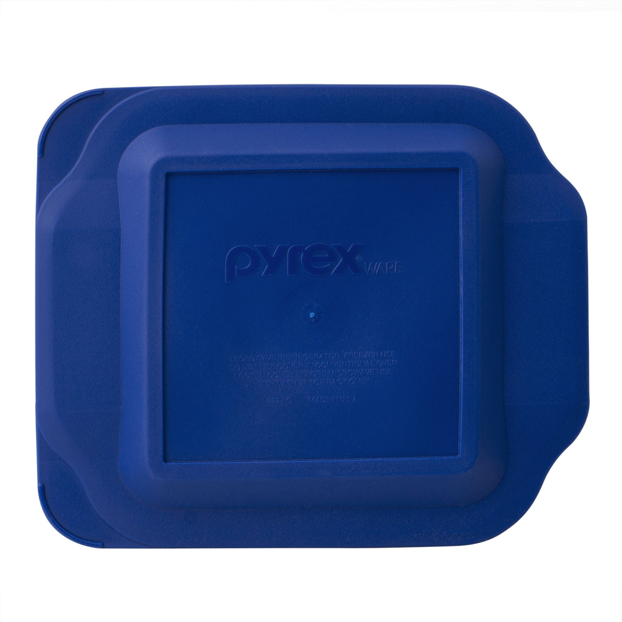 Pyrex® Blue Plastic Lid for Watercolor Collection 8 Square Baking Dish